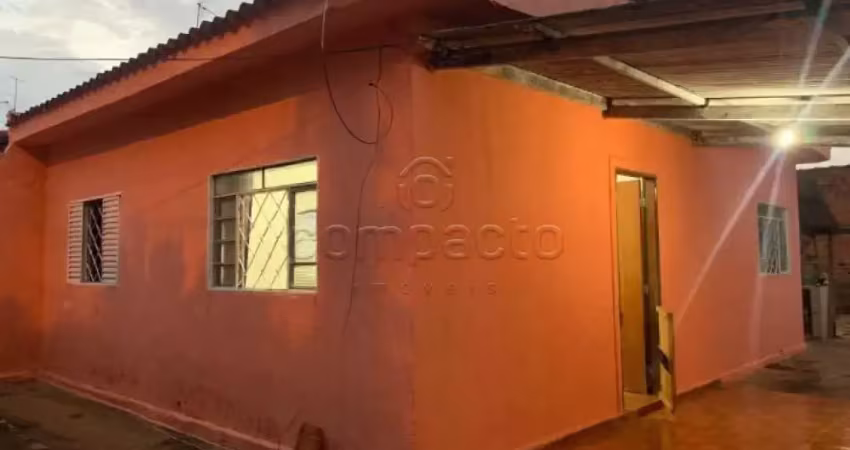Casa com 2 quartos para alugar na Rua Atílio Lobanco, Jardim Santo Antônio, São José do Rio Preto