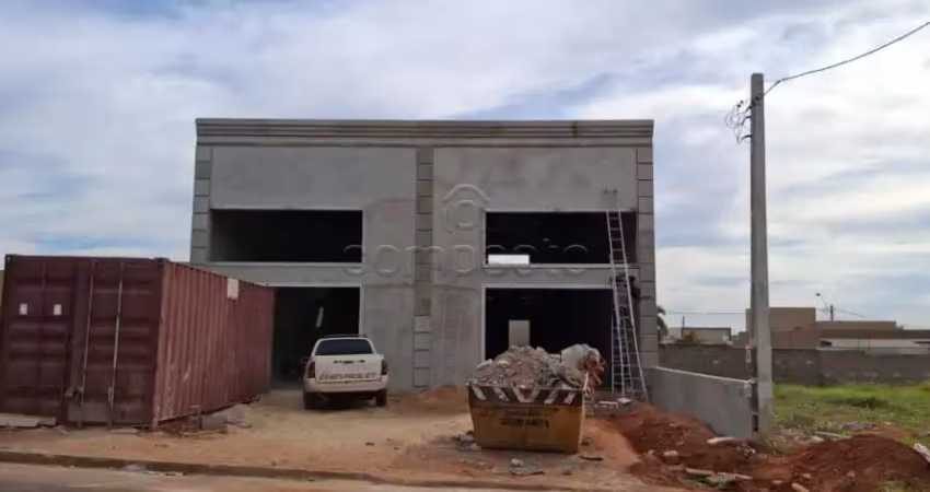 Salão comercial com mezanino para alugar - 262,57m² - parque residencial nature i