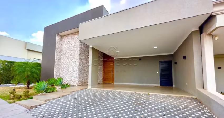 Linda e ampla casa em condomínio fechado com 03 quartos para locação.