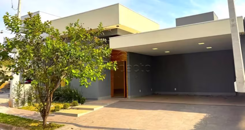 Linda e ampla casa em condomínio fechado com 03 quartos para locação, imóvel novo!