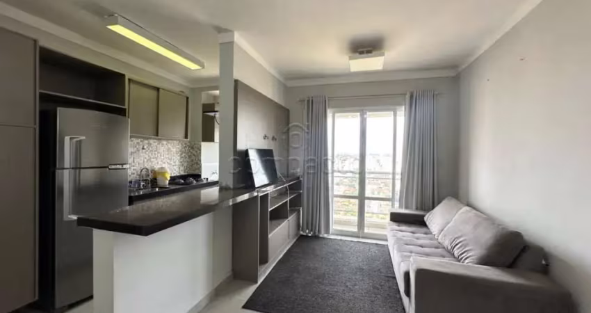 Apartamento mobiliado com 1 quarto para locação - jardim ouro verde