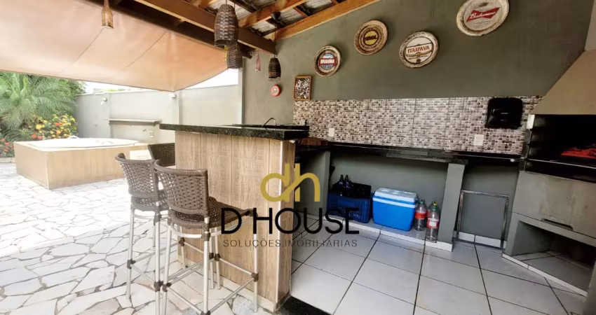 Locação -  r$3.800,00 + condominio e iptu - linda casa no condominio evidence resort com 3 dormitórios sendo 1 suite - sala ampla com 3 ambientes-lavabo-cozinha planejada-quintal com área de churrasco