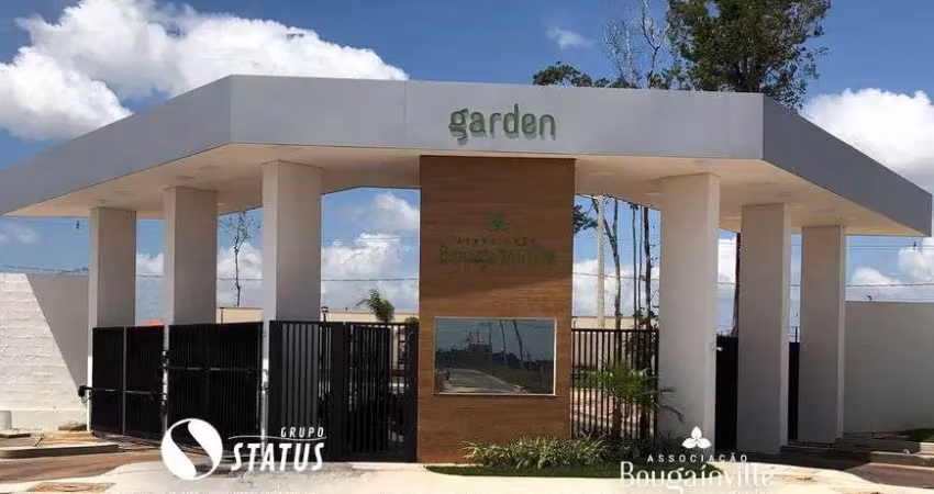 Mm 10 r$ 70 mil repasse terreno 8x20 bougainville garden parcelas 1.607,00 sem intermediarias