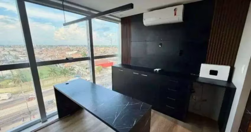 Alugo magnifica sala comercial, toda equipada no parque office na augusto montenegro