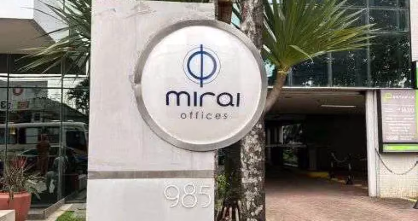 Alugo sala comercial no umarizal com 35m² no ed. mirai office