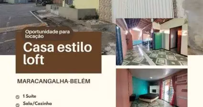 Casa com 1 quarto para alugar na Quadra Cinqüenta e Sete, 23, Maracangalha, Belém