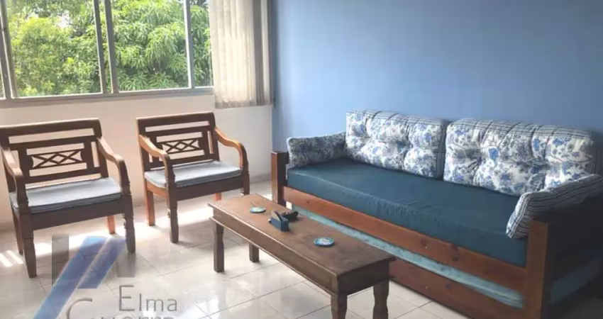 Ubatuba, itaguá - apartamento mobiliado com 02 dormitórios, sendo 01 suíte com vista para o mar..