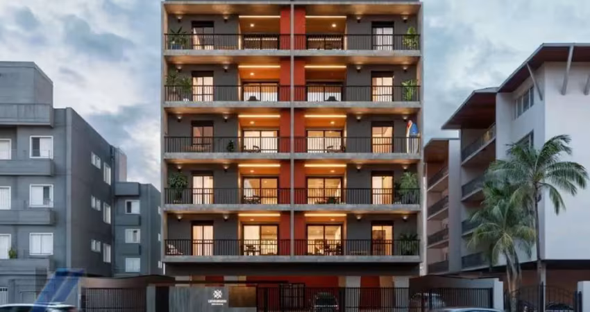 Ubatuba, Tenório - Lançamento, Apartamentos com 5 tipos de plantas de 62 a 80m2 - Lazer Completo
