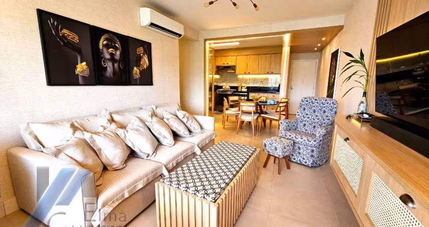 Ubatuba, Itagua - Apartamento mobiliado com 02 dormitórios sendo 01 suíte, com 80m².