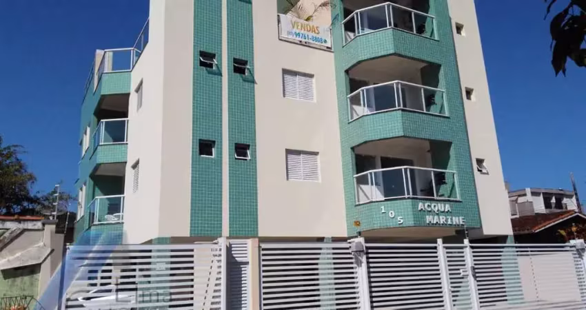 Ubatuba, itaguá - apartamento com 02 suítes e área de lazer com vista para o mar, a 100 metros do mar..