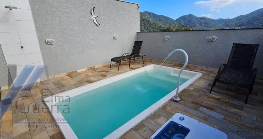 Ubatuba, estufa ii - apartamento com 02 dormitórios, sendo 01 suíte e área de lazer