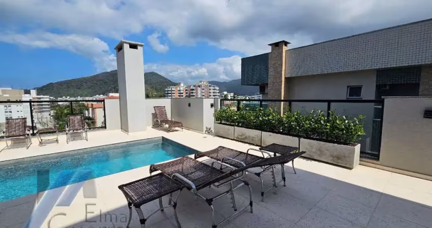 Ubatuba, tenório - apartamento mobiliado com 03 suítes e área de lazer.