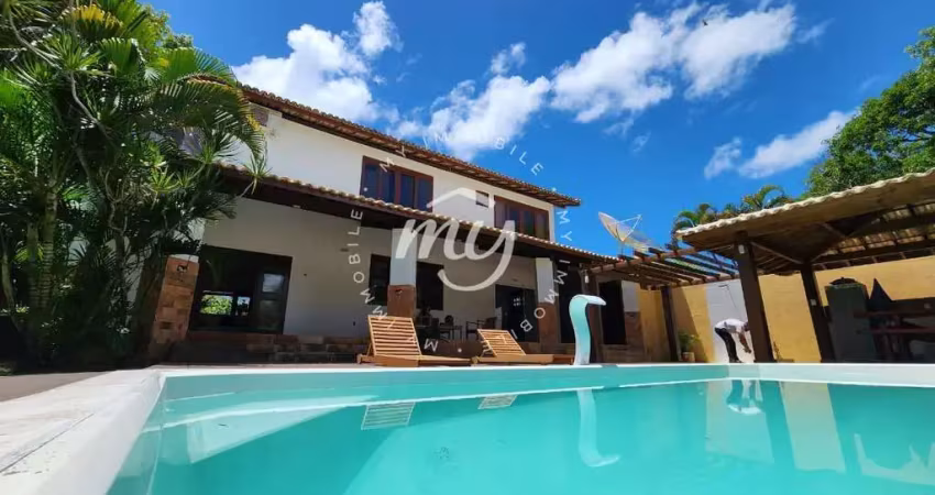 Guarajuba| paraíso| casa duplex 400m²| 300 m praia| 6 dormitórios| 3 vagas| mobiliada