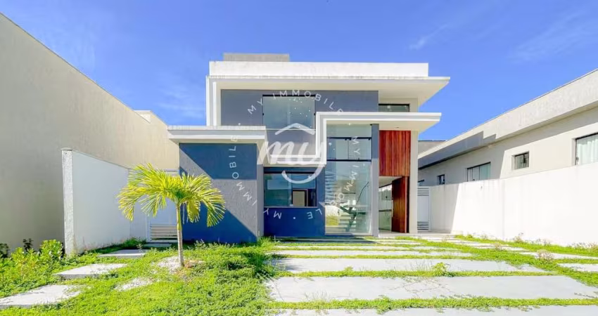 Camaçari| Terras Alphaville| Casa Duplex Nascente| Alto Padrão 175m²| 4 Suítes| 2 Vagas