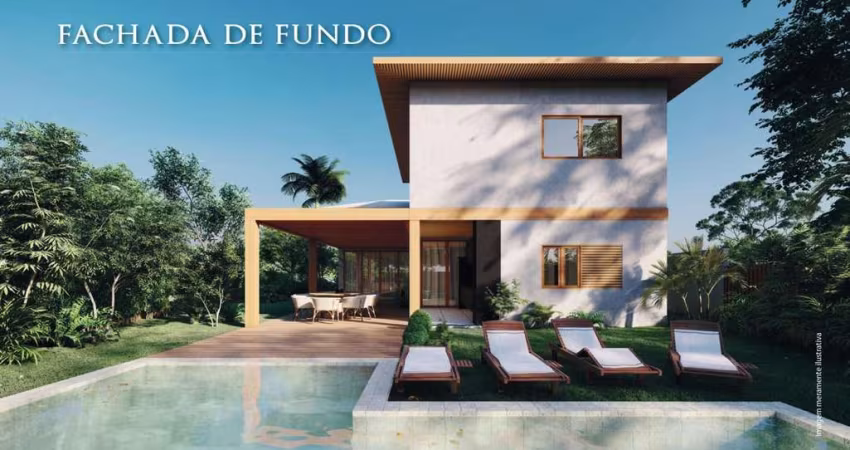 Praia do Forte| Villas Iberostar| Casa Duplex 304m²| 5 Suítes| 2 Vagas| Piscina| Gourmet