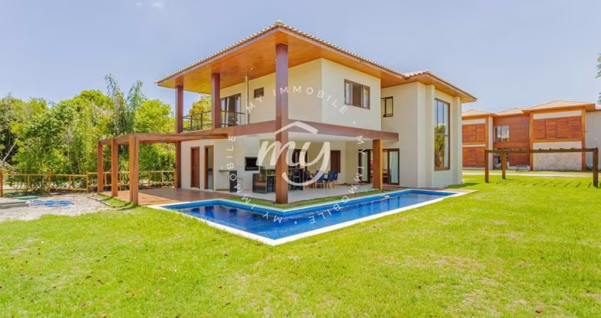 Praia do Forte| Praia Bella| Casa 486m²| 5 Suítes| 5 Vagas| Mobiliada| Piscina| APP Fundo