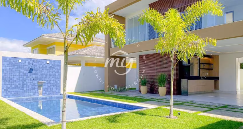 Guarajuba|Casa com 324 m2| Acesso à praia| 6 suítes| 2 vagas| Cond. Paraíso