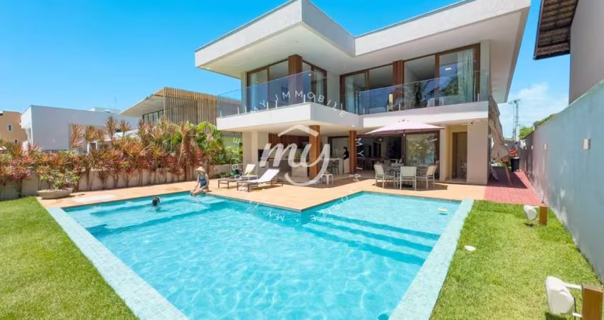 Guarajuba| Mansão com 349m²| 7 Suítes| 2 Vagas| em Condominio Pé na Areia|Alto Padrão