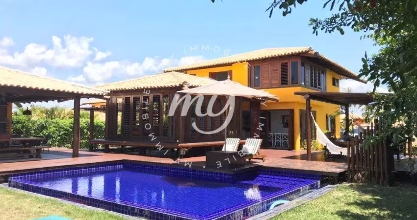 Costa do sauipe| casa duplex com 450m²| 4 suites| alto padrã
