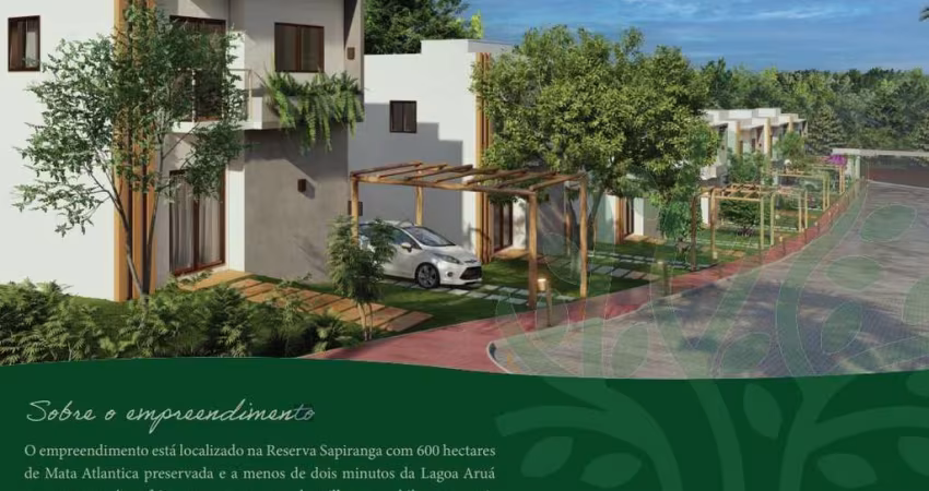 Reserva Sapiranga| Évora| Casas Duplex com 74m²| 3 Dormitórios| 2 Vagas