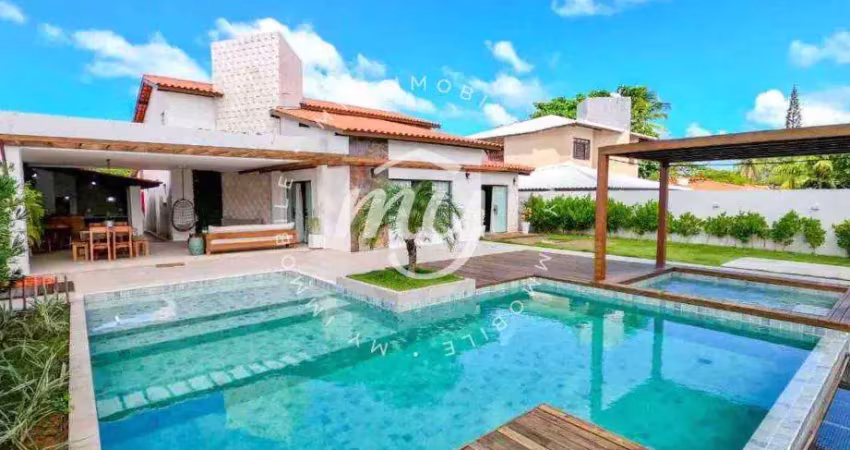 Guarajuba| Casa Duplex| 260m²| a 150m da Praia| 6 Dormitórios| Piscina e Area Gourmet