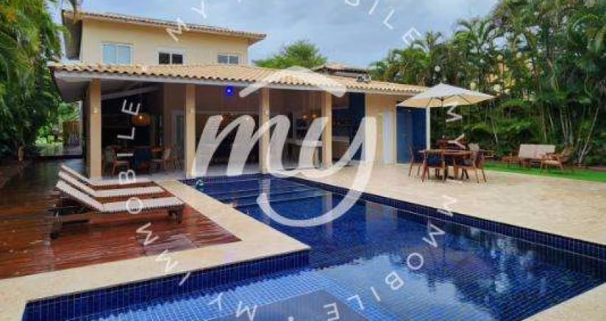 Itacimirim| Casa Alto Padrão 217 m2| 5 Suítes| Piscina com Deck| no Quinta das Lagoas