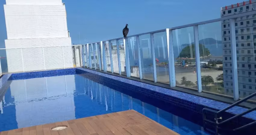 Imóvel para venda com 2 quartos, varanda, área de lazer na quadra praia em josé menino - santos - sp