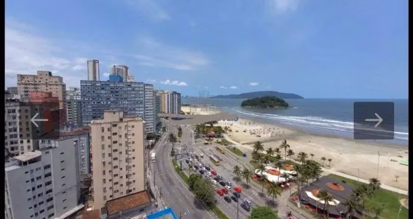 Imóvel para venda com 2 quartos frente a praia com vista panorâmica em itararé - são vicente – sp