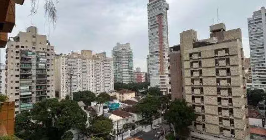 Imóvel para venda tem 100 metros quadrados, com 2 quartos, dep. empregada em gonzaga - santos – sp