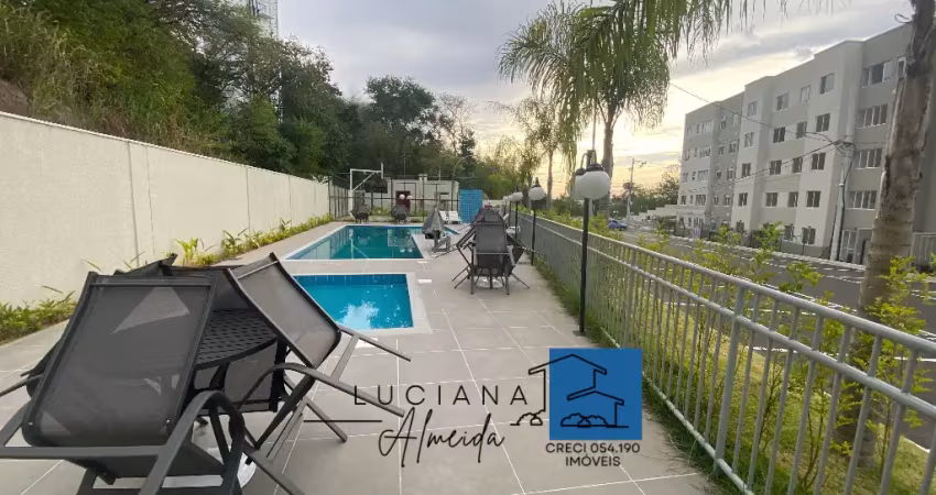Apartamento à venda com condomínio completo em nova iguaçu.