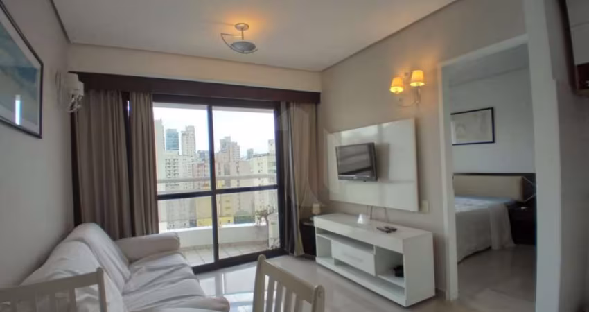Apartamento Flat à Venda em Moema 35m², 1 suíte, 1 vaga Mobiliado