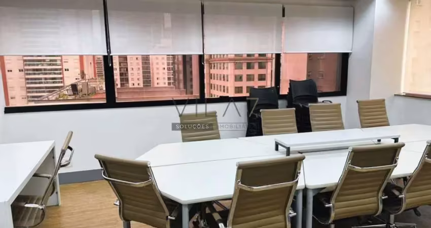 Sala comercial de 261m² para locação - vila olímpia, são paulo