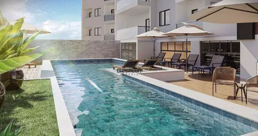 Apartamento, 02 quartos sendo 01 suite, area de lazer, praia do morro, guarapari es