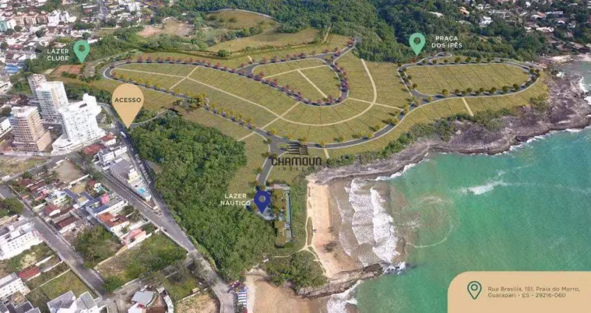 Lote, 490 mts², reserva da praia, praia do morro, guarapari - es