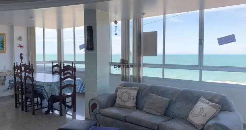 Apartamento à beira-mar com 3 quartos, sendo 1 suite, na praia das virtudes – guarapari
