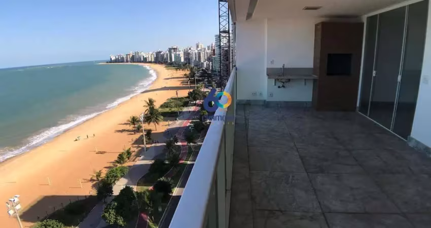 Apartamento 4 quartos de frente para praia da costa, vila velha/es