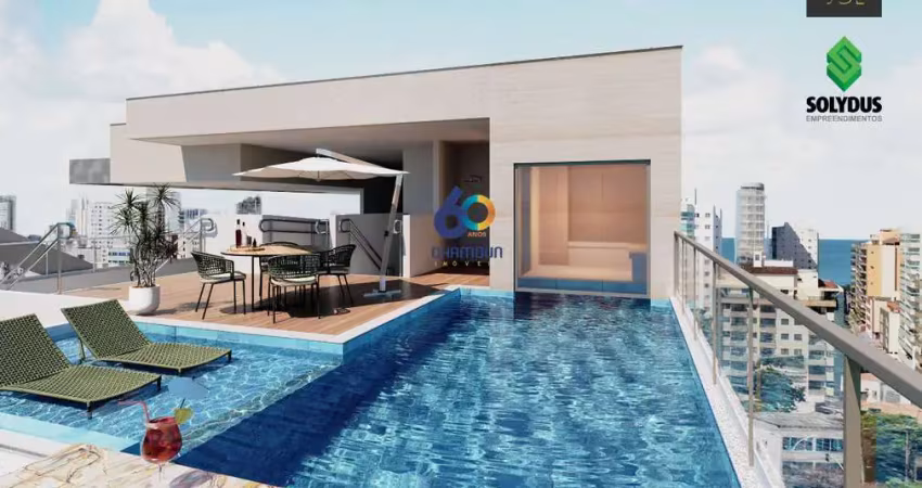 Apartamento à venda, 1 quarto, 1 suíte, praia do morro - guarapari/es