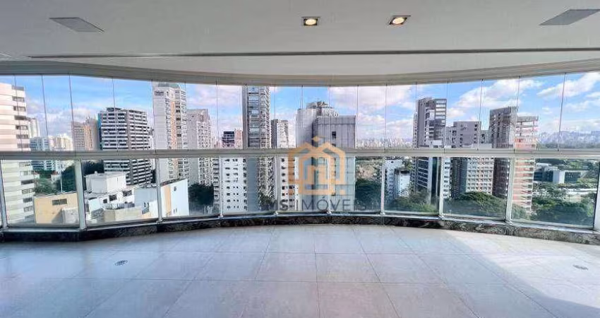 Apartamento com 4 dormitórios à venda, 324 m² por R$ 7.555.000,00 - Moema - São Paulo/SP