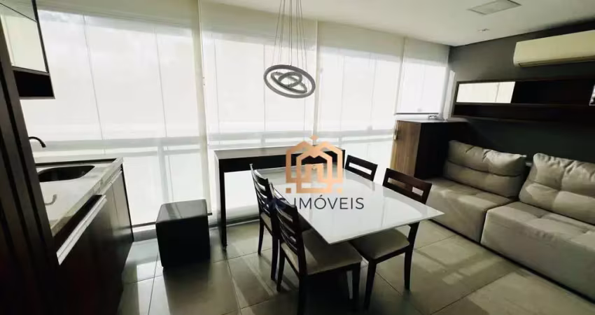 Apartamento 40m², 1 quarto, 1 banheiro, varanda, sala/cozinha (integrados), 1 vaga para locação na vila mariana