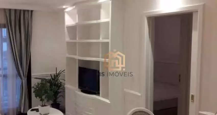 Flat 34m², 1 quarto (sendo 1 suíte), sala, cozinha, mobiliado para locação em moema