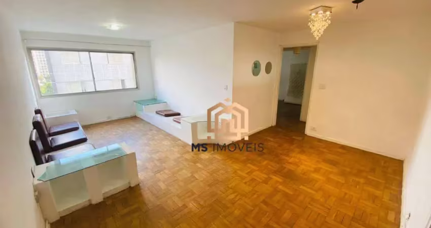 Apartamento 85m², 2 quartos, 2 banheiros, sala (estar/jantar), 1 vaga fixa, para locação na vila mariana