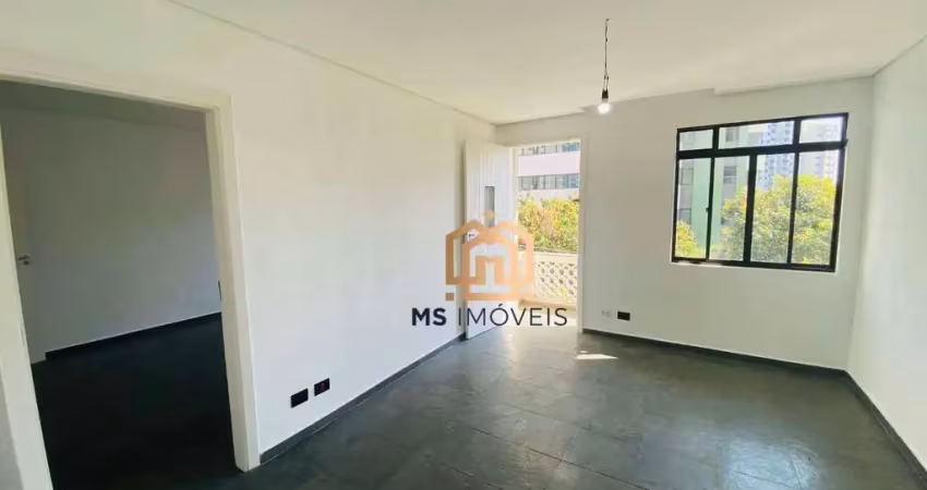 Apartamento 85m², 2 quartos (1 suíte), varanda, sala, cozinha, sem vaga para locação na praça da árvore