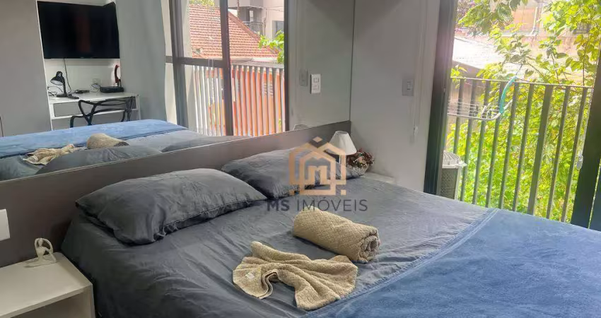 Studio 1dorm, mobíliado, com ar condicionado, melhor localização da vila mariana.