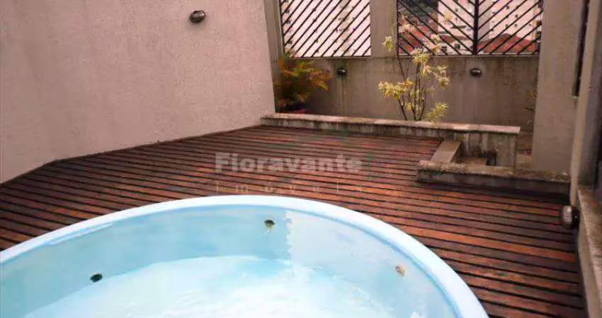 Cobertura com 4 dorms, boqueirão, santos. próximo ao canal 4