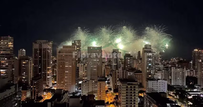 Apartamento com 3 suítes, boqueirão, santos. novo, com lazer.