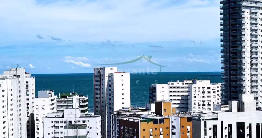 Apartamento com 3 suítes, boqueirão, santos. vista para o mar.