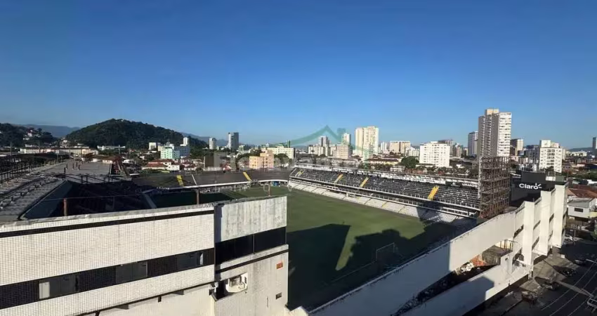 Apartamento vila belmiro - porteira fechada- ao lado do estádio