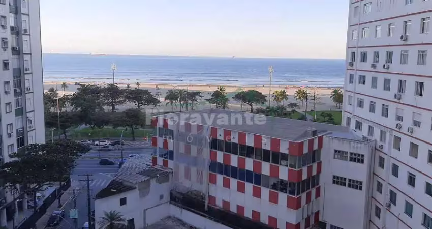 Apartamento em santos - 1 dorm. em prédio icônico frente mar