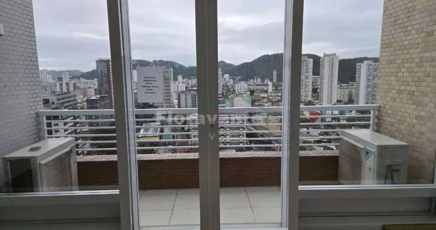 Conjunto comercial andar alto, vila mathias, santos