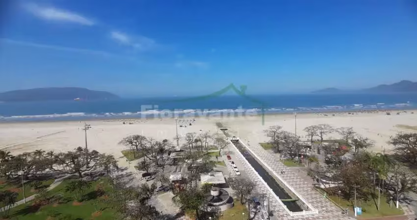 Pompéia frente mar: andar alto com vista mar nos 3 dormitórios